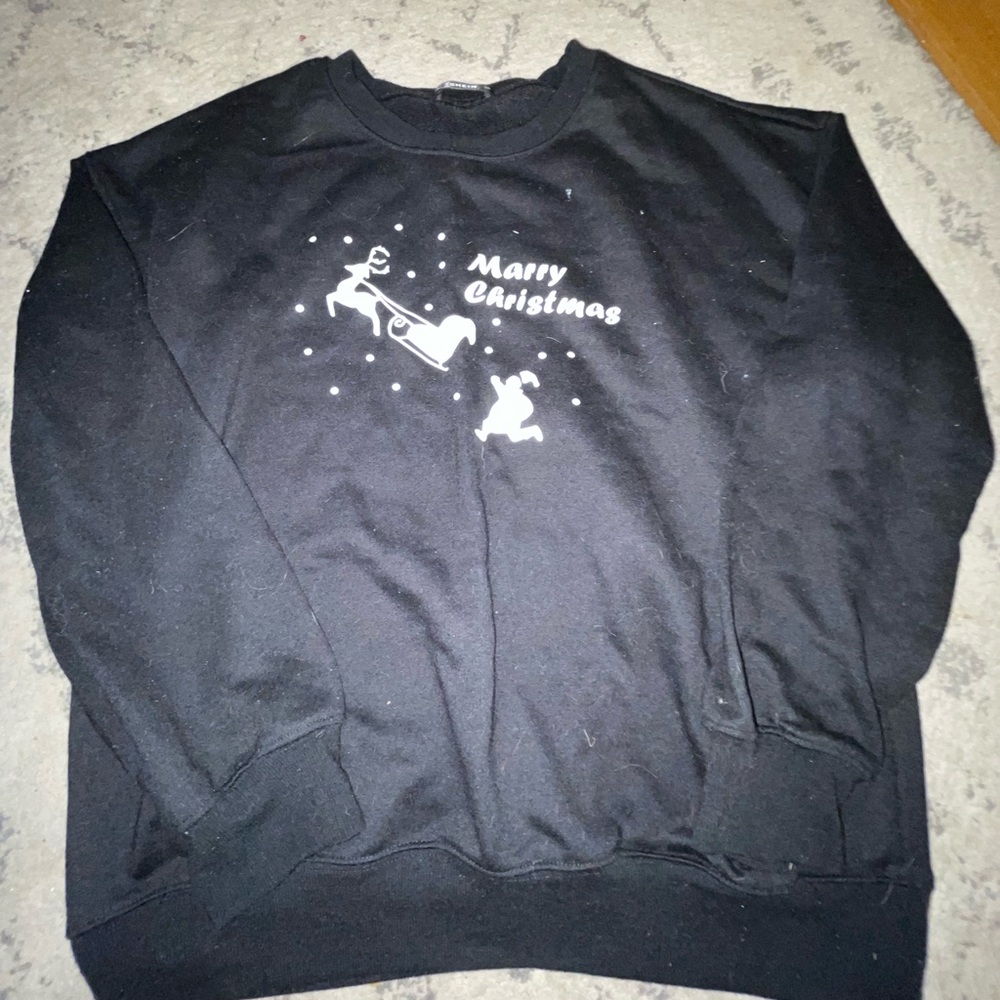 ‘marry christmas’ sweater